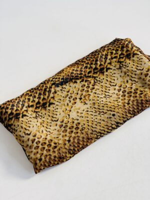 Animal print chiffon scarves - Gold