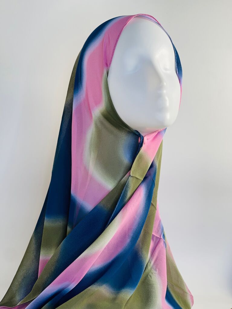 Multicolor premium chiffon scarves