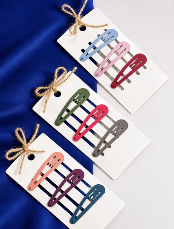 3PCS Snap hijab/hair clips big Pack