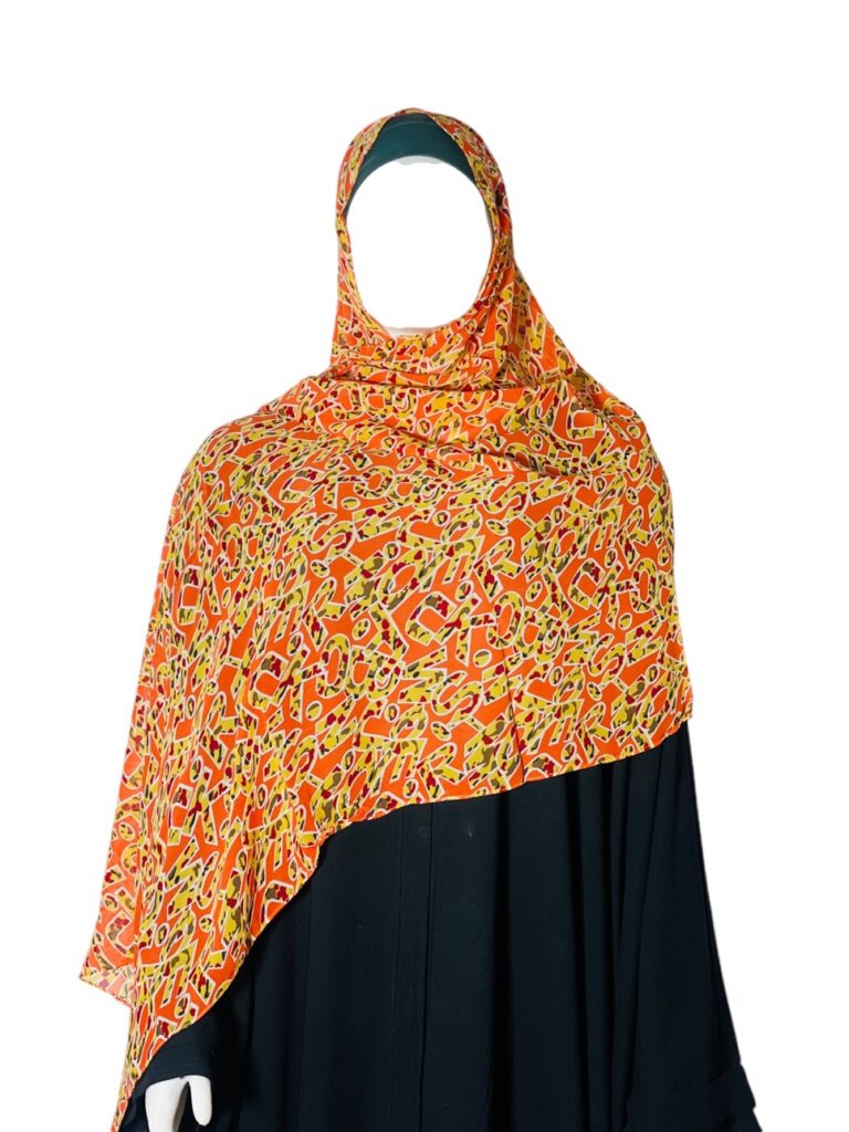 Printed cotton scarves