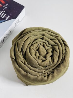 Cotton Blend Hijab Scarves big medium - Army green