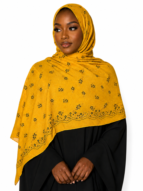 Printed galaxy cotton scarves 1