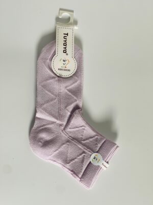 Kids colorful soft socks design 3 - Lilac