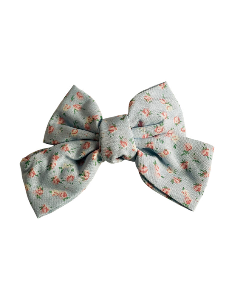 Printed hair bow clip design 2