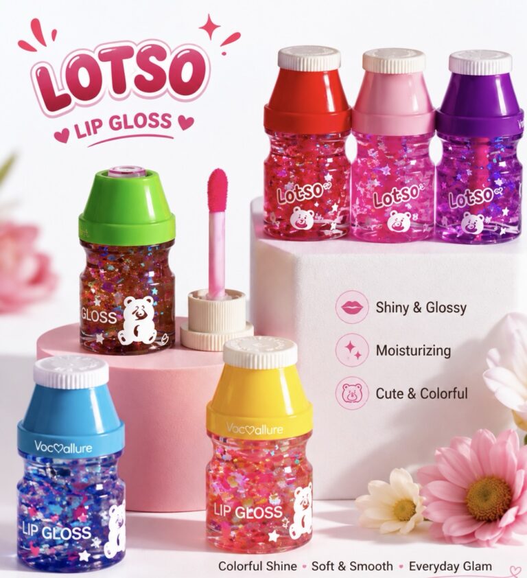 Bear color changing lip gloss