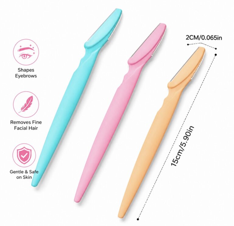 Pack of 3pcs facial razor