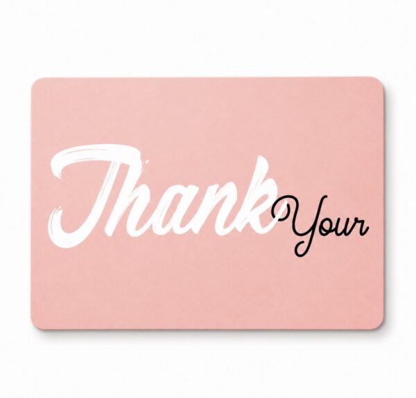 10pcs 2 sided THANK YOU CARD FOR YOUR BUSINESS DESIGN 4