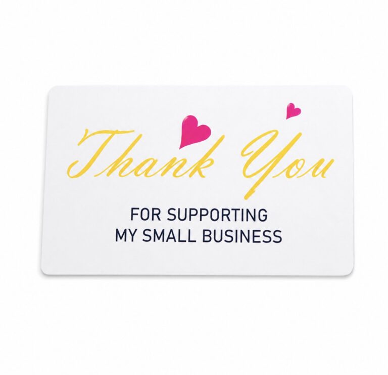 10pcs THANK YOU CARD FOR BUSINESS DESIGN 6