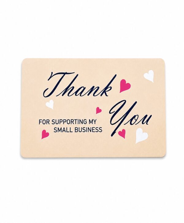 10pcs THANK YOU CARD FOR BUSINESS DESIGN 8