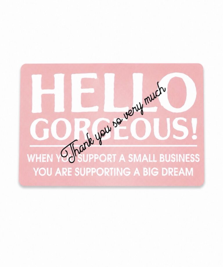 10pcs THANK YOU CARD FOR YOUR BUSINESS DESIGN 2