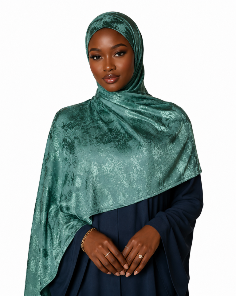 2-IN-1 JACQUARD SCARF WITH INNER CAP