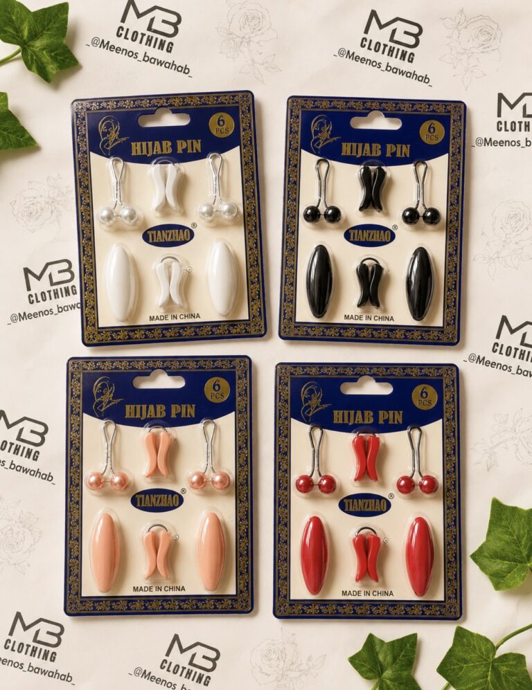6pcs exotic mix hijab pins