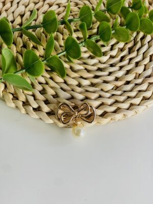 PREMIUM DANGLING PEARL HIJAB PIN - B