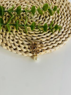 PREMIUM DANGLING PEARL HIJAB PIN - O