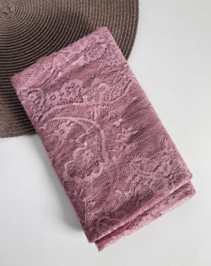 CHANTILLY VEILS WITH STONES - Dusty pink