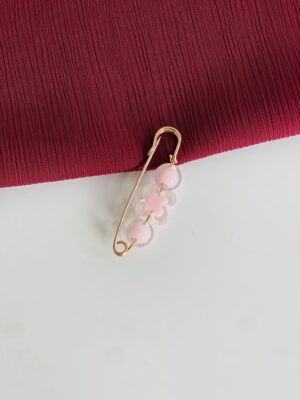 COLORFUL FASHION HIJAB PIN - Baby pink