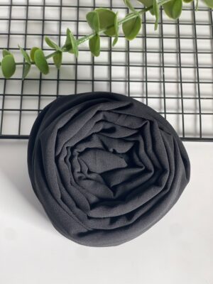 KIDS CHIFFON SCARVES MINI SIZE - Black