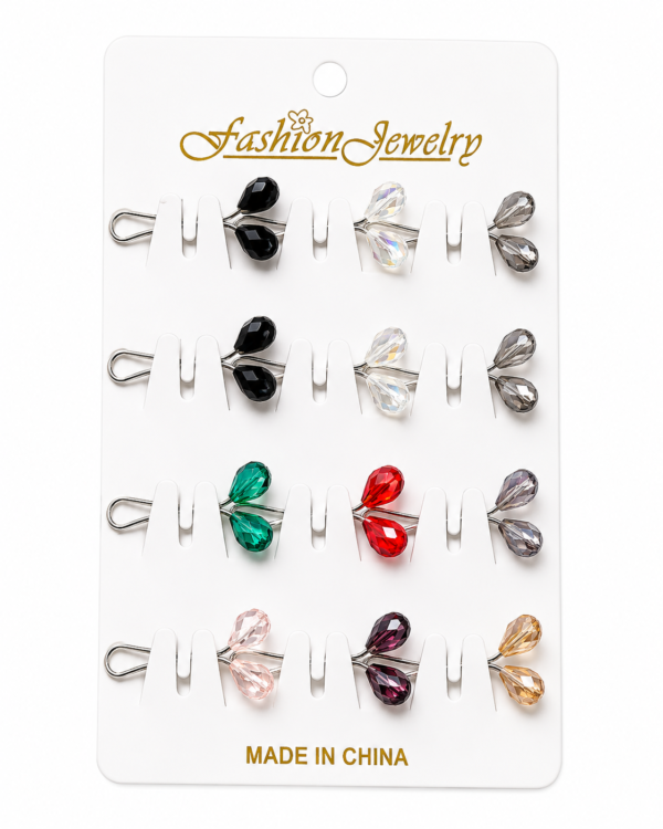 12PCS LUXURY HIJAB CLAMP