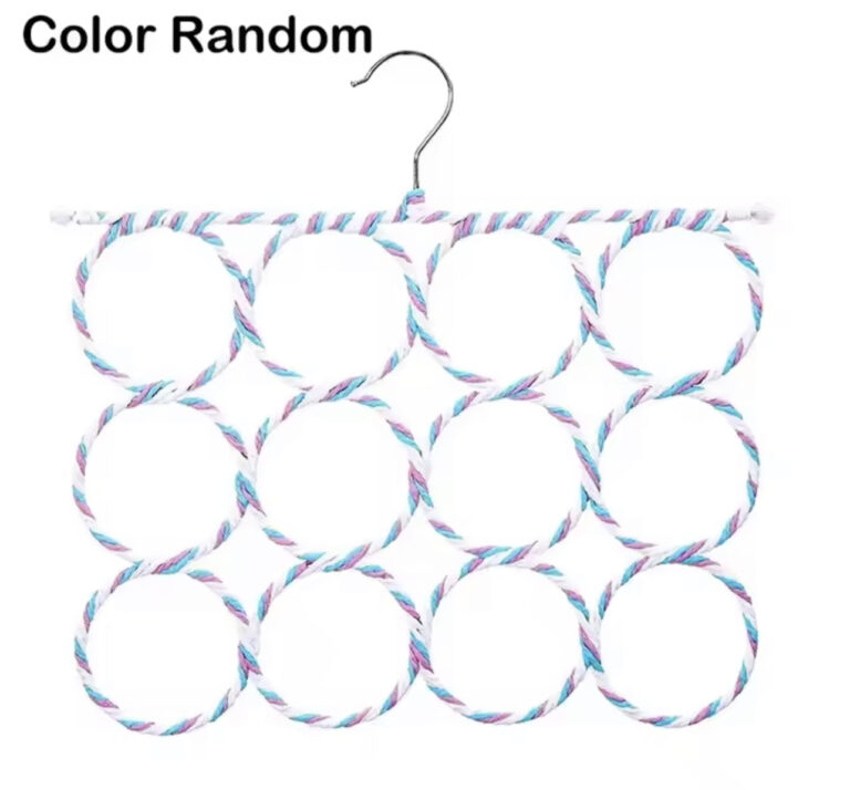 12 HOLE RATTAN SCARF HANGER