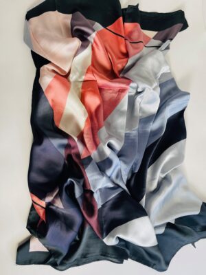 LARGE LUXURY  SILK SCARVES - 13