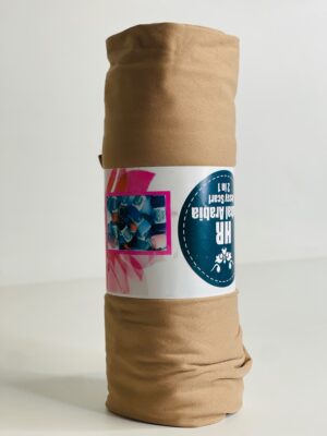 2 IN 1 JERSEY SCARF WITH INNER CAP - Nude