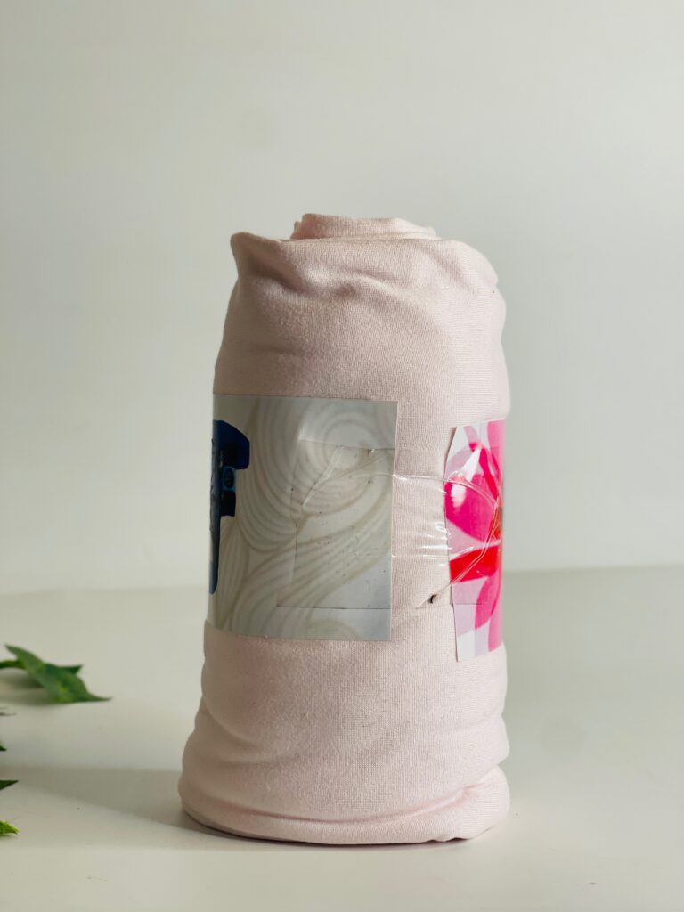 Pale baby pink