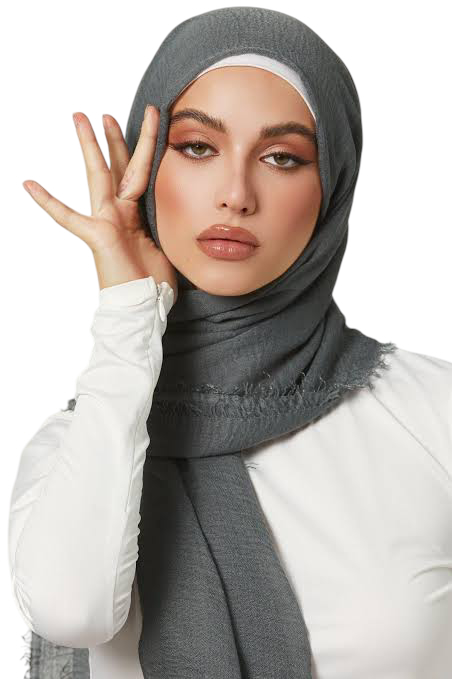 COTTON CRINKLED SCARVES
