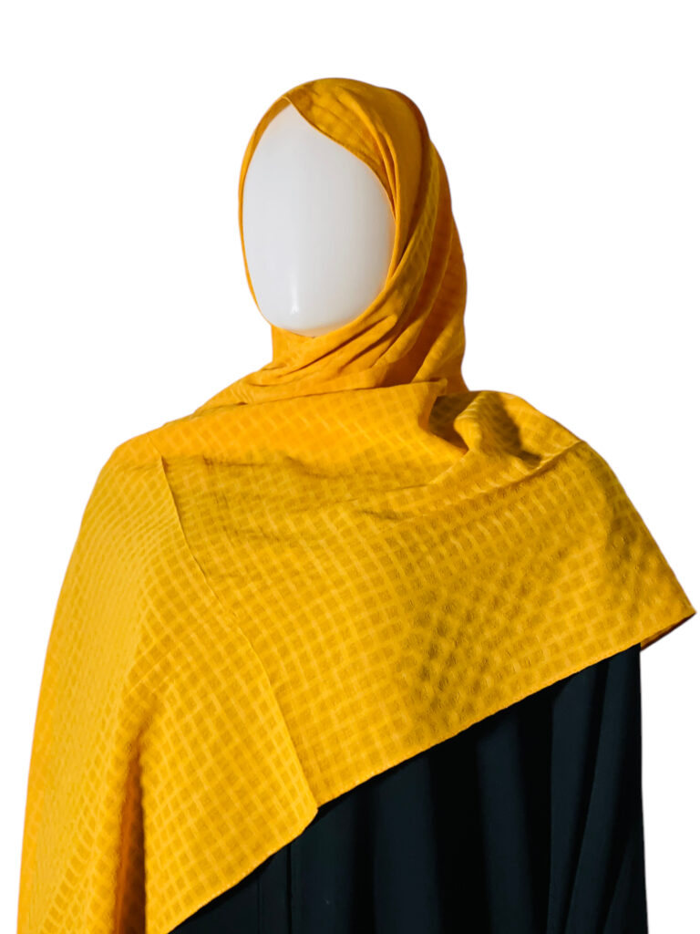 BOX CRINKLED CREPE COTTON SCARVES
