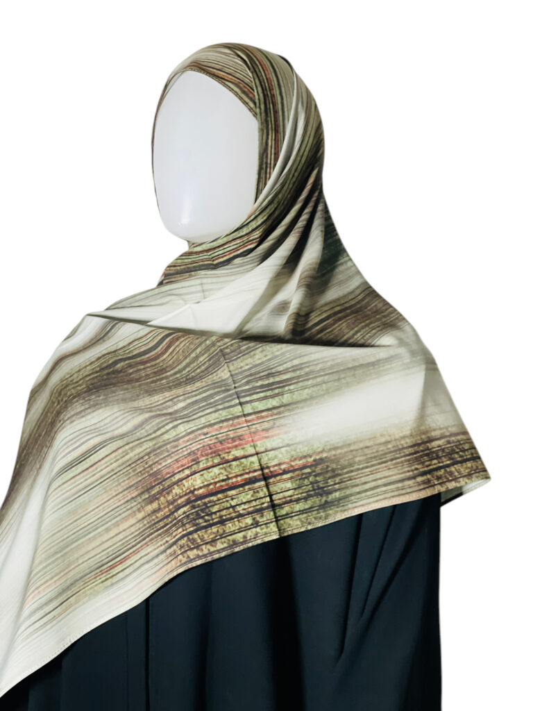 SMOOTH TEXTURE PRINTED SILK FEEL SCARVES