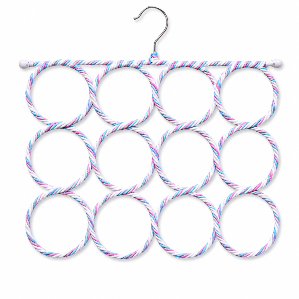 12 HOLE RATTAN SCARF HANGER
