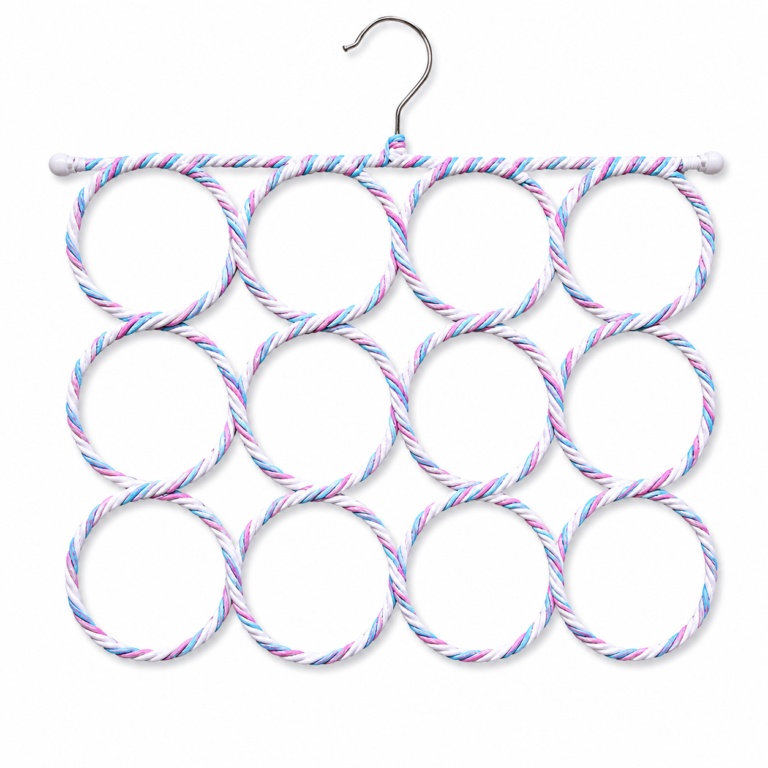 12 HOLE RATTAN SCARF HANGER