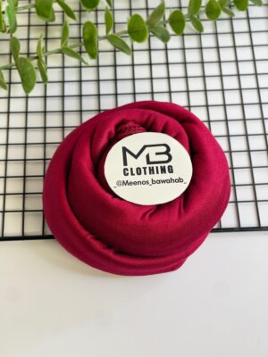 JERSEY PREMIUM SCARVES MADE IN UAE - Maroon