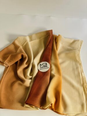 CHIFFON SCARVES MIXED COLORED - Design 2