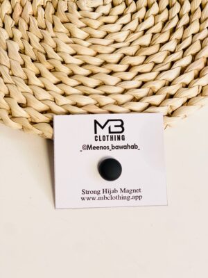 HIJAB MAGNET ROUND SHAPE - Black