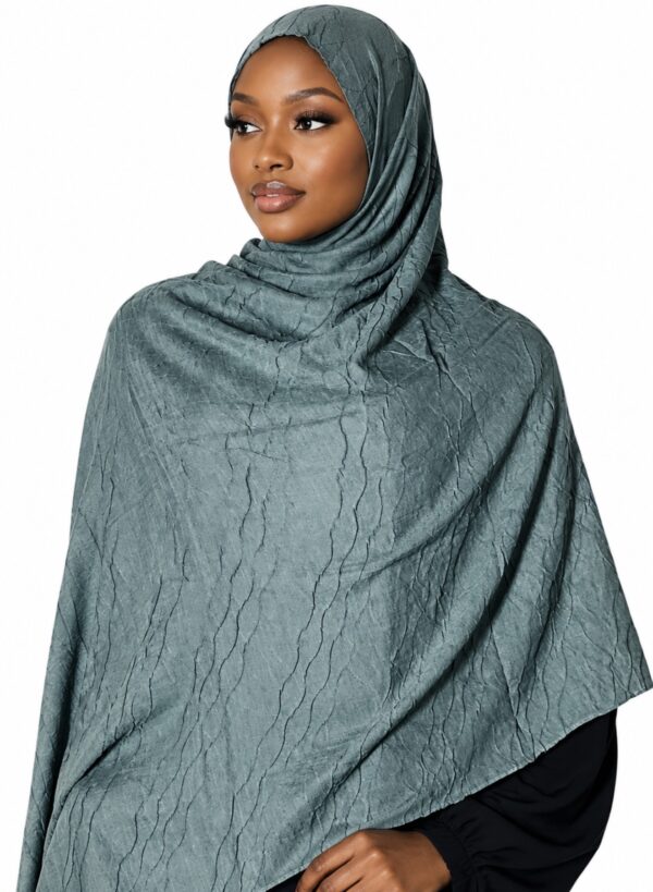 CRUSHED COTTON PLEATED  SCARVES