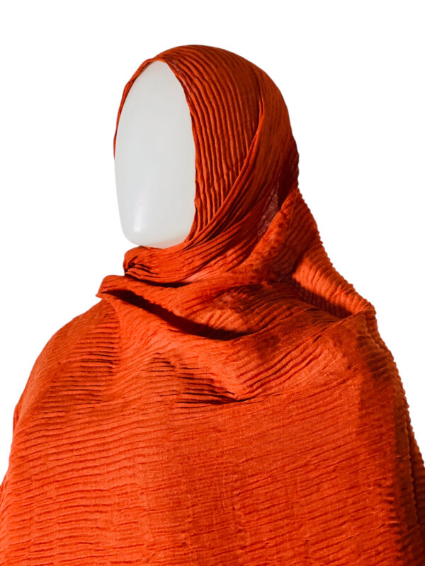 COTTON PLEATED SCARVES