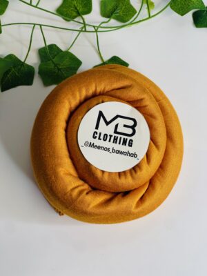 JERSEY SHADOW PREMIUM SCARVES MADE IN UAE - Golden yellow