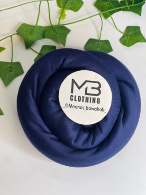 JERSEY SHADOW PREMIUM SCARVES MADE IN UAE - Navy blue