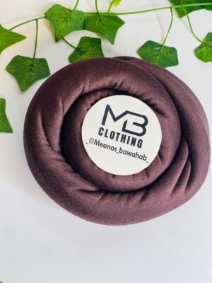 JERSEY SHADOW PREMIUM SCARVES MADE IN UAE - Coffee
