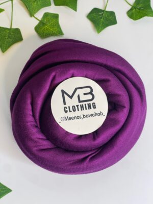 JERSEY SHADOW PREMIUM SCARVES MADE IN UAE - Dark purple