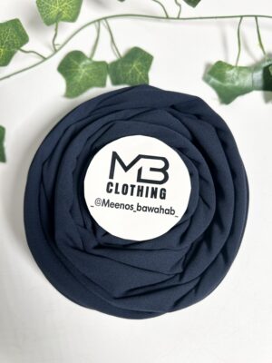 CHIFFON SCARVES MADE IN NIGERIA - Blue black