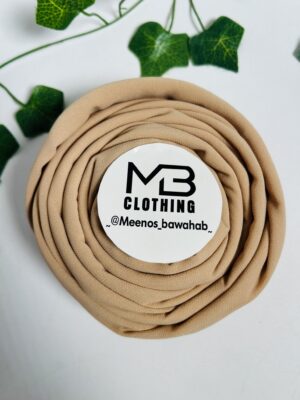 CHIFFON SCARVES MADE IN NIGERIA - Light nude