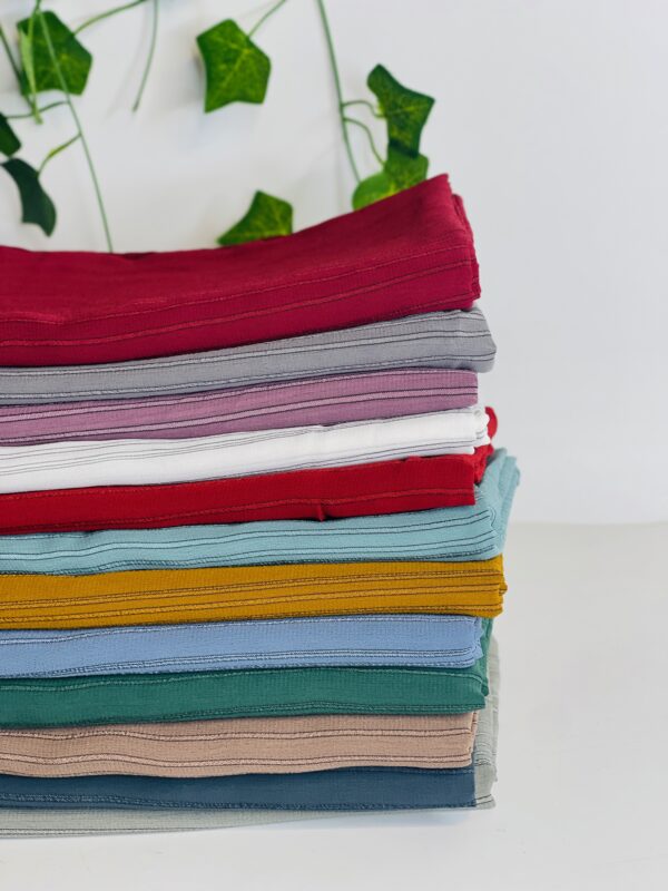 STRIPPED CHIFFON SCARVES