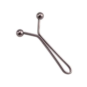 STAINLESS STEEL INVISIBLE HIJAB CLAMP - Shinny black