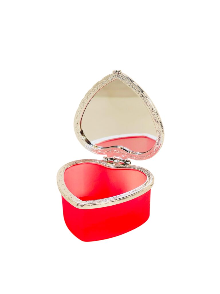 HEART SHAPE MINI HIJAB PIN/JEWELRY STORAGE