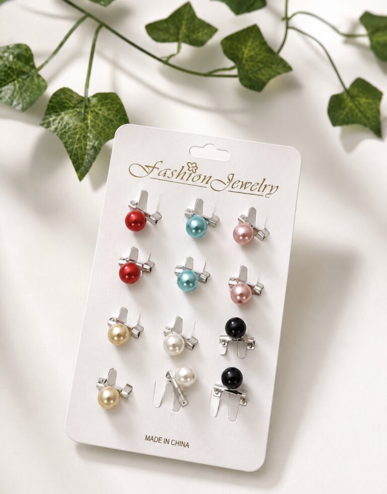 12 PCS MINI BEAD PEARL BROOCH
