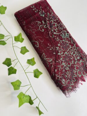 TURKISH CHANTILLY VEILS - Design 1