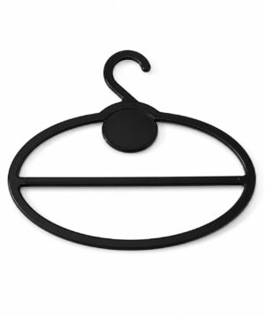 Plastic oval medium hijab hanger - Black