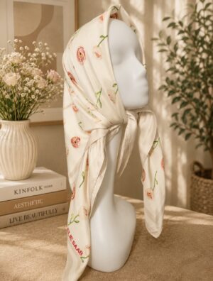 Vintage silk square scarves - 19