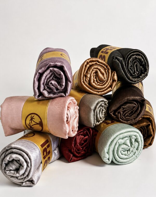 Luxe Crinkle Shimmer chiffon scarves